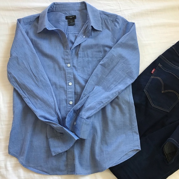 Ann Taylor Tops - Ann Taylor Blue Shirt